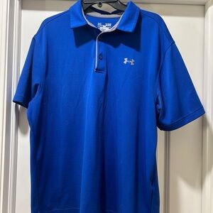 Under Armour Men's Royal Blue Polo